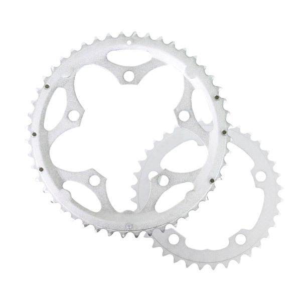 Sugino/スギノ チェーンリング POE110Sダブル BK 46/36 自転車 ロード