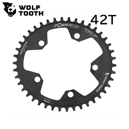 WOLF TOOTH　ウルフトゥース Elliptical 110 BCD 5 Bolt Chainring 42T compatible with SRAM Flattop 自転車 チェーンリング｜cebs-sports