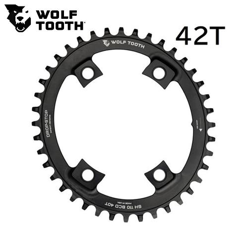 Wolftooth 楕円チェーンリング110BCD シングル用　42T WOLF TOOTH ウルフトゥース Elliptical 110 BCD Chainring For Shimano