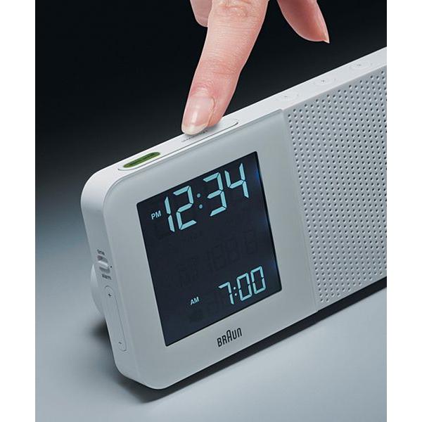 【日本正規代理店品】 ブラウンBRAUNラジオ グローバル電波アラームクロック BNC010WHSRC BNC010WHSRC