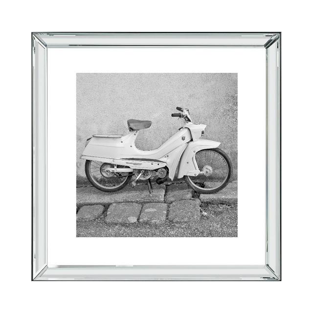 ピクチャーアート　マンハッタンフレーム VintageMotorbike　「ビンテージバイク」58cm×58cm　　BVL294
