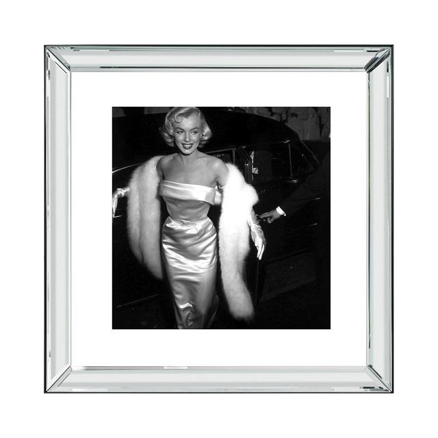 ピクチャーアート　マンハッタンフレーム　Marilyn　マリリン・モンロー　「アカデミーショーでのマリリン・モンロー」48cm×48cm　BVS335
