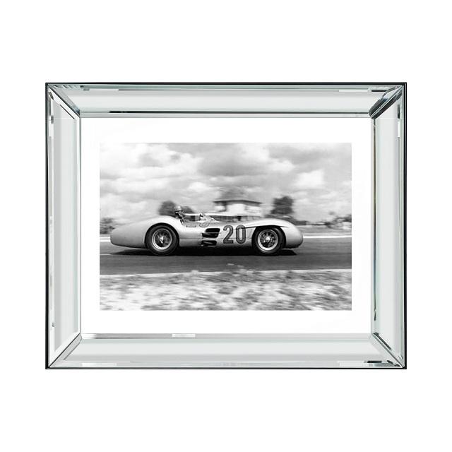 ピクチャーアート マンハッタン枠組み The Grand Prix 「グランプリ」48cm×38珊  BVS93 家具、インテリア-レリーフ、アート