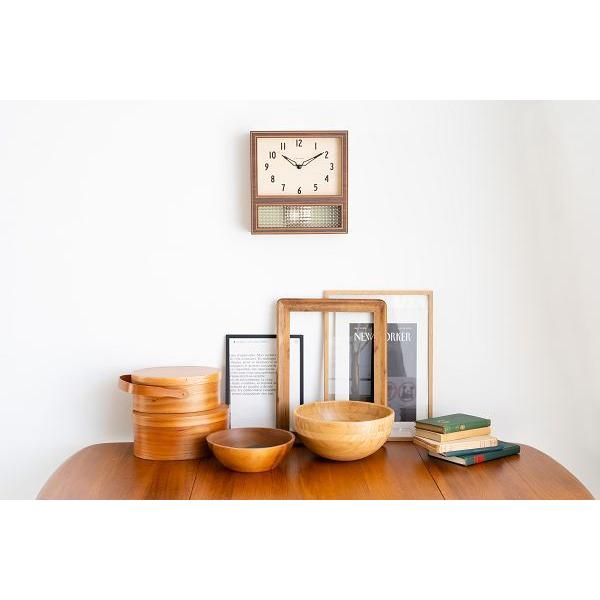 Lemnos CARVED WOOD BIRCH ］特典付 レムノス 掛け時計 カーヴド