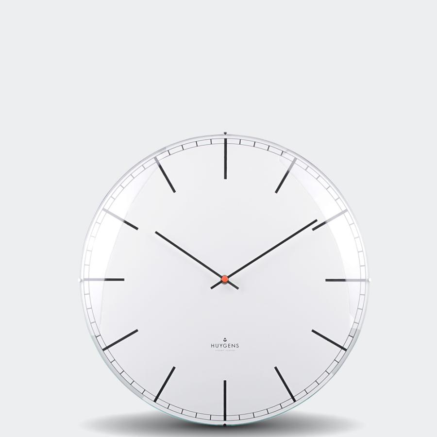 ホイヘンス壁掛け時計　HUYGENS CLOCK オランダ　INDEX掛け時計 35cm Wall Clock DOME-INDEX35 【送料無料】