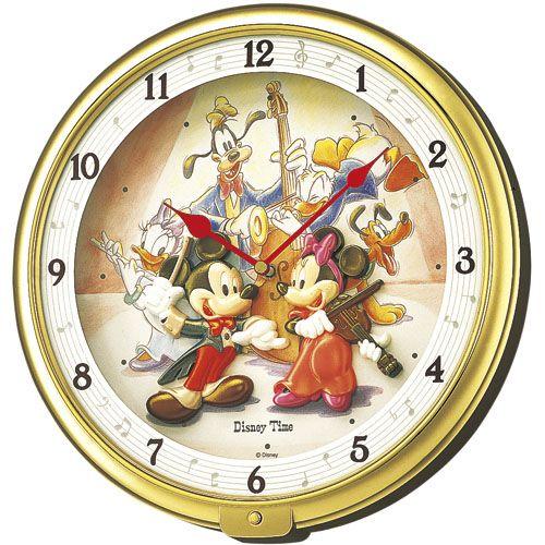 掛け時計 ディズニータイム ミッキーマウス クロック メロディー 掛け時計 ディズニータイム ミッキーマウス クロック メロディー