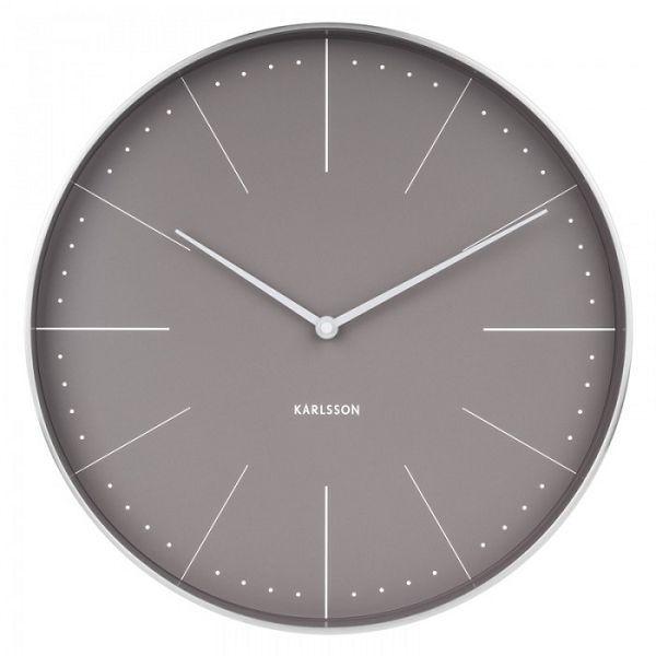 Karlsson カールソン 掛け時計 Karlsson Normann Wall Clock Grey グレイ 壁掛け時計