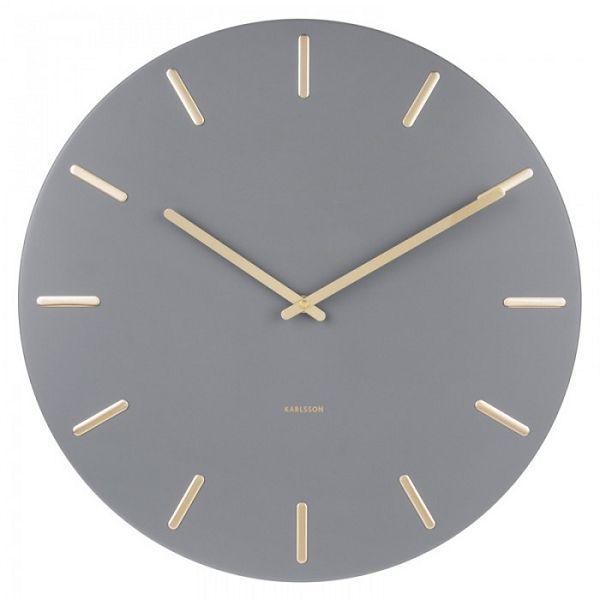 Karlsson カールソン 掛け時計 Karlsson Charm Wall Clock Grey グレイ 壁掛け時計 KA5716GY