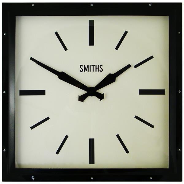 掛け時計　ロジャーラッセル　RogerLascelles　 Smiths Retro Clock 41cm掛け時計　ロジャーラッセル　RogerLascelles　SM-MODERN-BLACK　送料無料