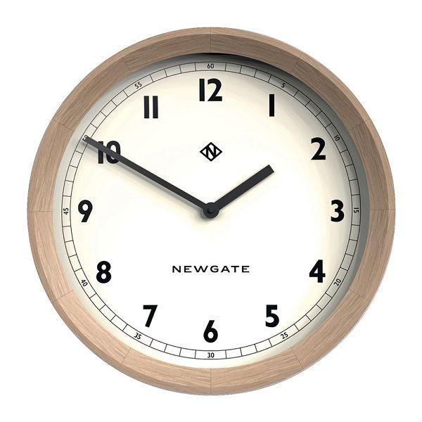 天然木とシンプルな文字盤がお洒落！NEW GATE(ニューゲート)　The General Wall Clock - Solid Oak　TGWC-SO　掛け時計｜cecicela