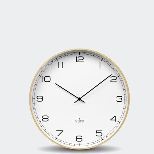 ホイヘンス壁掛け時計　HUYGENS CLOCK オランダ　アラビック掛け時計 35cm Wood Wall Clock WOOD-ARABIC35 【送料無料】