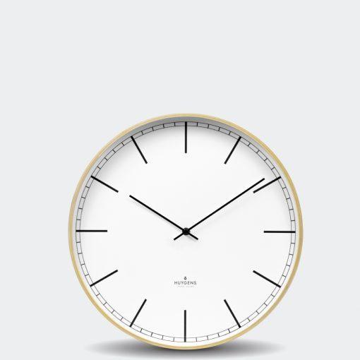 ホイヘンス壁掛け時計　HUYGENS CLOCK オランダ　INDEX掛け時計 35cm Wood Wall Clock WOOD-INDWX35 【送料無料】