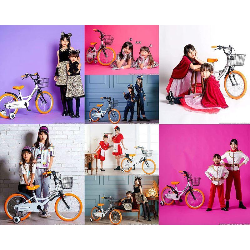 GRAPHIS(グラフィス) 補助輪付き子供用自転車 GR-16 18インチ /ホワイトピンク 18インチ グラフィス 補助輪付き子供用自転車 GR /ホワイトピンク mm 14インチ 16インチ