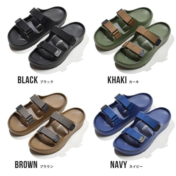 サンダル メンズ ベルト 軽量 厚底 スポーツサンダル 安い ビーチ