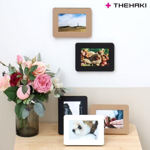 フォトフレーム L判 クラフト紙 紙 写真立て 壁掛け 置き おしゃれ インテリア 北欧 飾り Thehaki