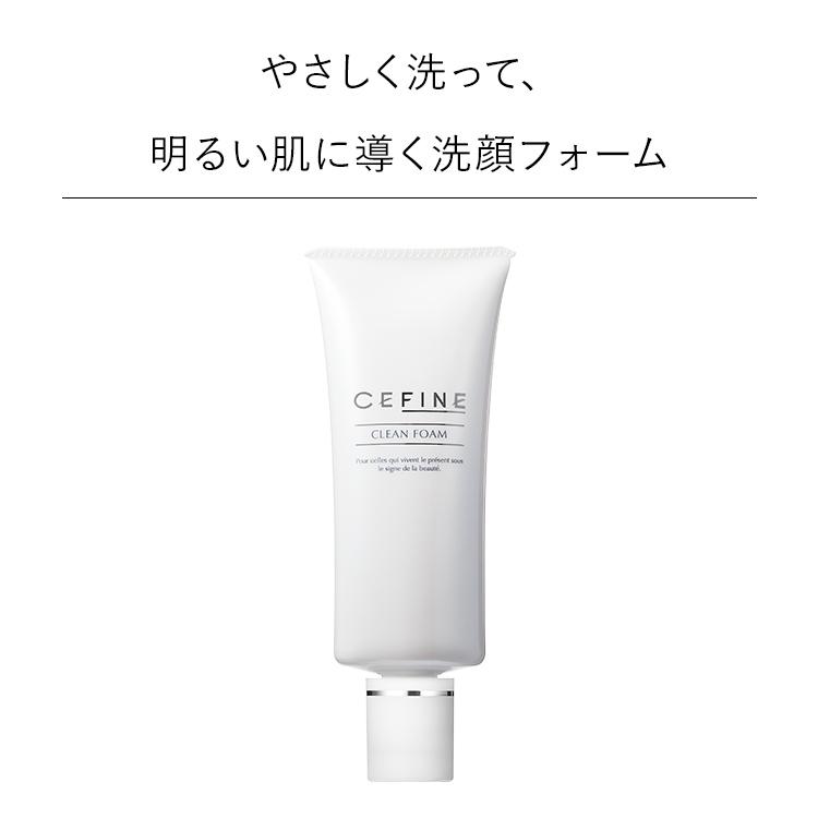 クリーンフォーム 洗顔フォーム 毛穴 汚れ 汚れ除去 濃密泡 敏感肌用 W洗顔不要 100g 公式店 セフィーヌ CEFINE |  | 01