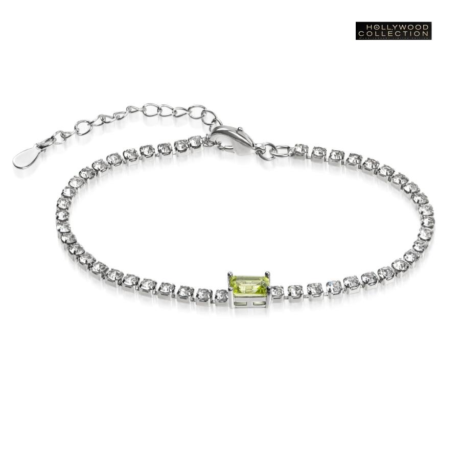 天然 ペリドット ブレスレット レディース 8月誕生石 ハリウッド