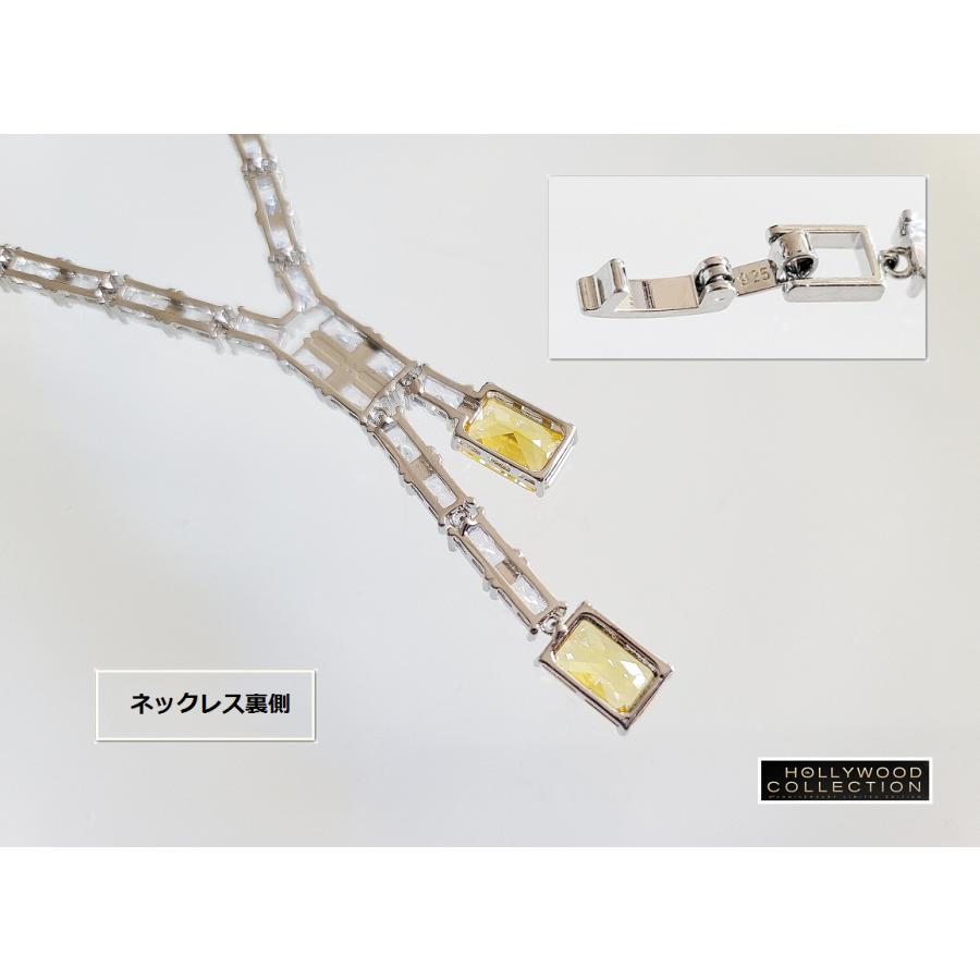 イエロー ブライダル ネックレス ピアス セット イエローダイヤモンド 