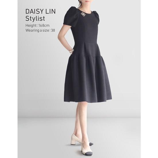 新品☆フォクシーワンピースCocoon Sleeve Dress Navy 40 