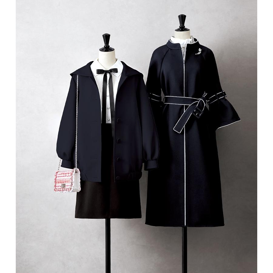 Rene Rene スプリングコート ダークネイビー 38 '24年 新品 Rene Rene スプリングコート ダークネイビー 38 '24年 新品