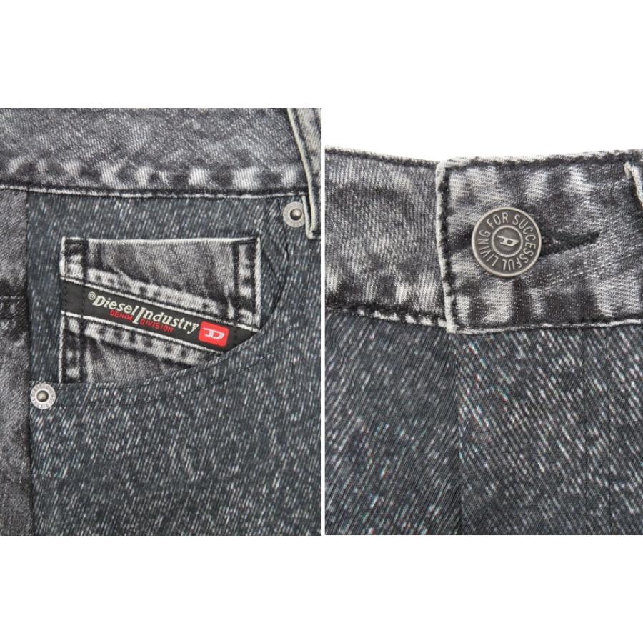 DIESEL O-TINA SKIRT 巻きスカート デニムブラック系 36