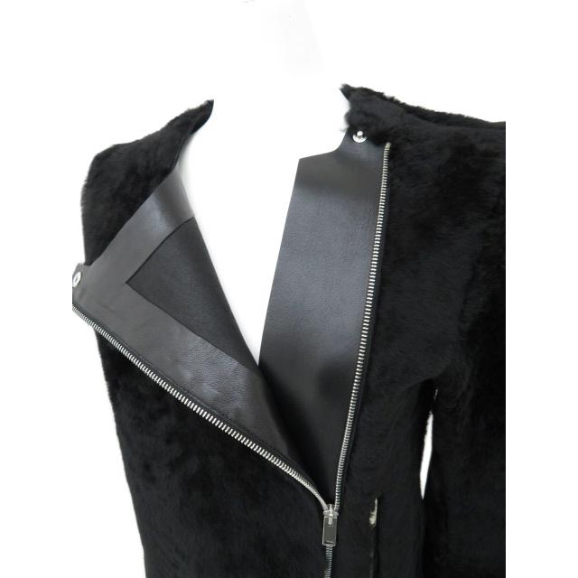 美品☆Acne Stndios ムートンライダーズジャケット(ブラック34