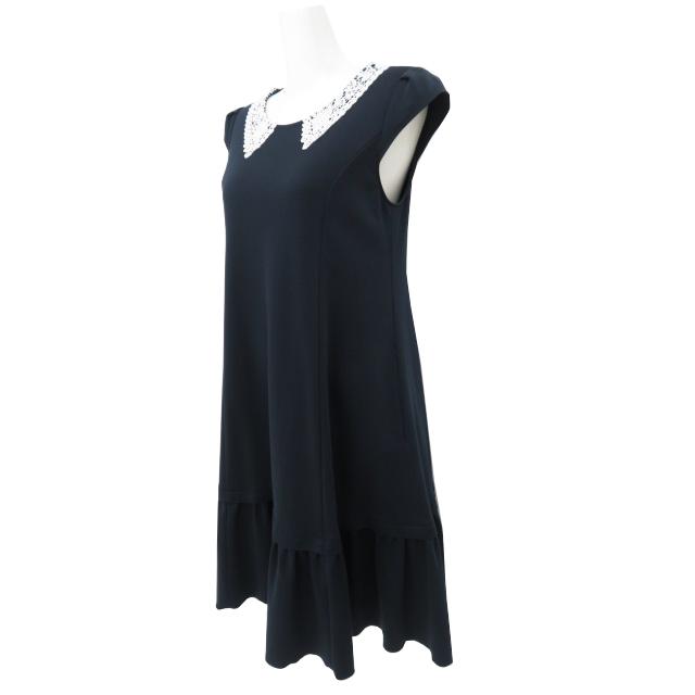 niniです René ワンピース 34 Rene（ルネ） ドレス ネイビー×ホワイト 34 '21年 A1【中古】 : セレブ