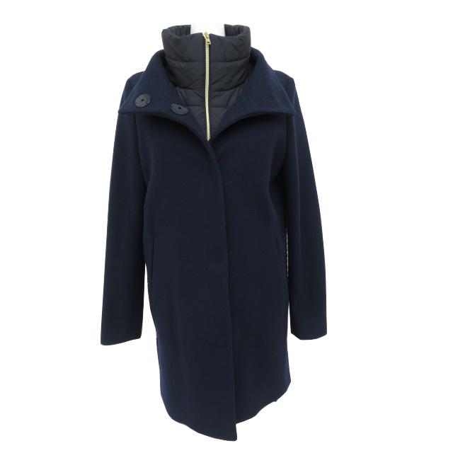 ヘルノ　リバーシブル　コート　HERNO サイズ40 スパンコール　ニット HERNO（ヘルノ） 国内正規/美品/ PI0508D 19425P スタンドカラー
