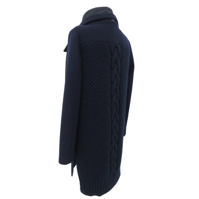 ヘルノ　リバーシブル　コート　HERNO サイズ40 スパンコール　ニット HERNO(ヘルノ)CA000531D ポリエステルウールリバーシブルコート