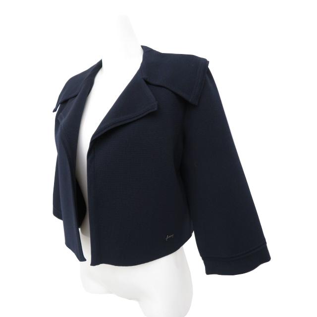 ＦＯＸＥＹ ＢＯＵＴＩＱＵＥ　ニットジャケット メヌエット　45335　ミッドナイトブルー　38　'25年　全サイズ・カラー共に完売品　新品同様【中古】_1