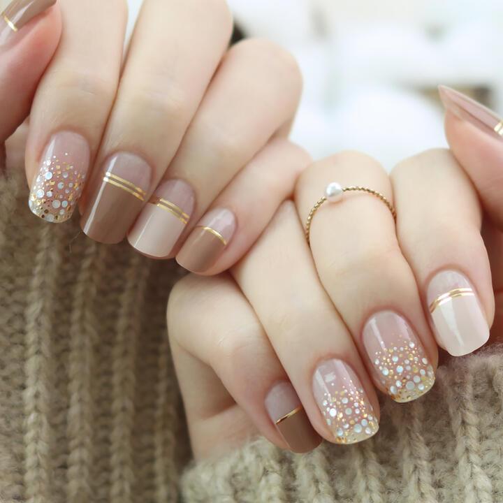 新柄 ゆうパケット Glossyblossom ジェルネイルシール オートミールラテ Gb セルフネイル ラメ キラキラ シック シンプル Gb セレビューティー 通販 Yahoo ショッピング