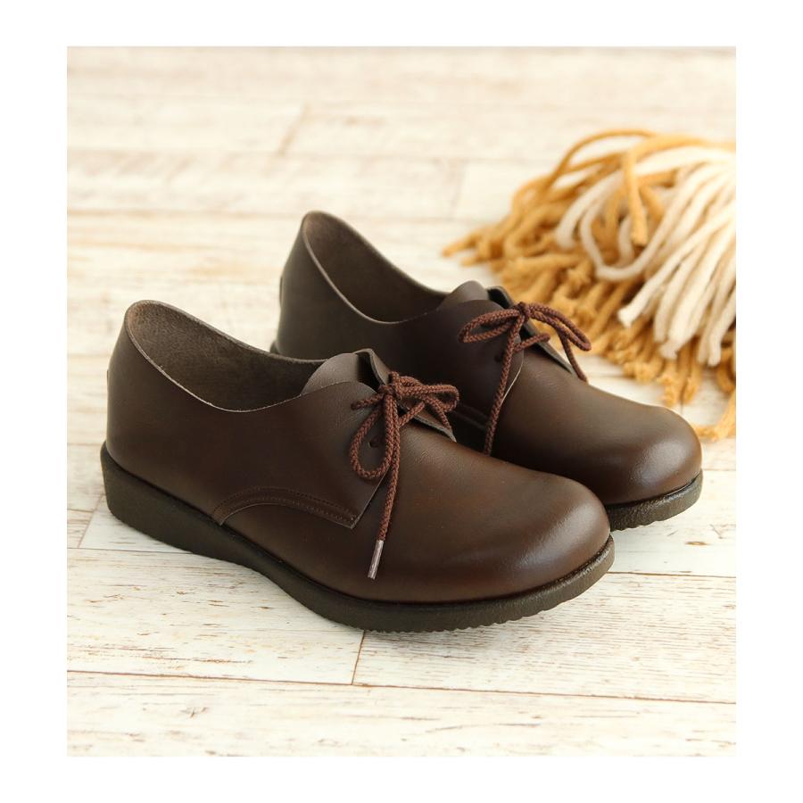 ダークブラウン レースアップシューズ 41 本革レースアップシューズ （ダークブラウン） -YOSUKE U