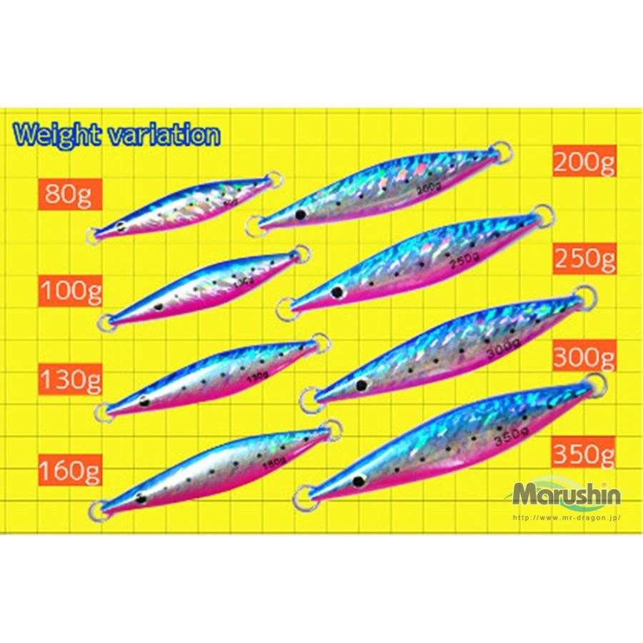 マルシン メタルジグ スロイダー ピンクゴールド 80g フック無し スロージグ スローシンキング ハードルアー シーバス ルアー ソルトルアー｜celeble｜05