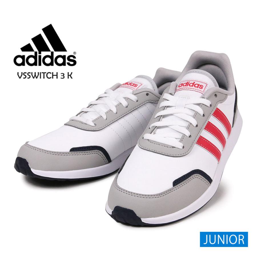 アディダス スニーカー ジュニア 女の子 紐 キッズ ローカット シューズ 通学 履きやすい 歩きやすい 大きいサイズ 白 ホワイト スウィッチ Adidas Vsswitch 3 K Ad Vsswitch 3 K スニーカー ファッション セレブル 通販 Yahoo ショッピング