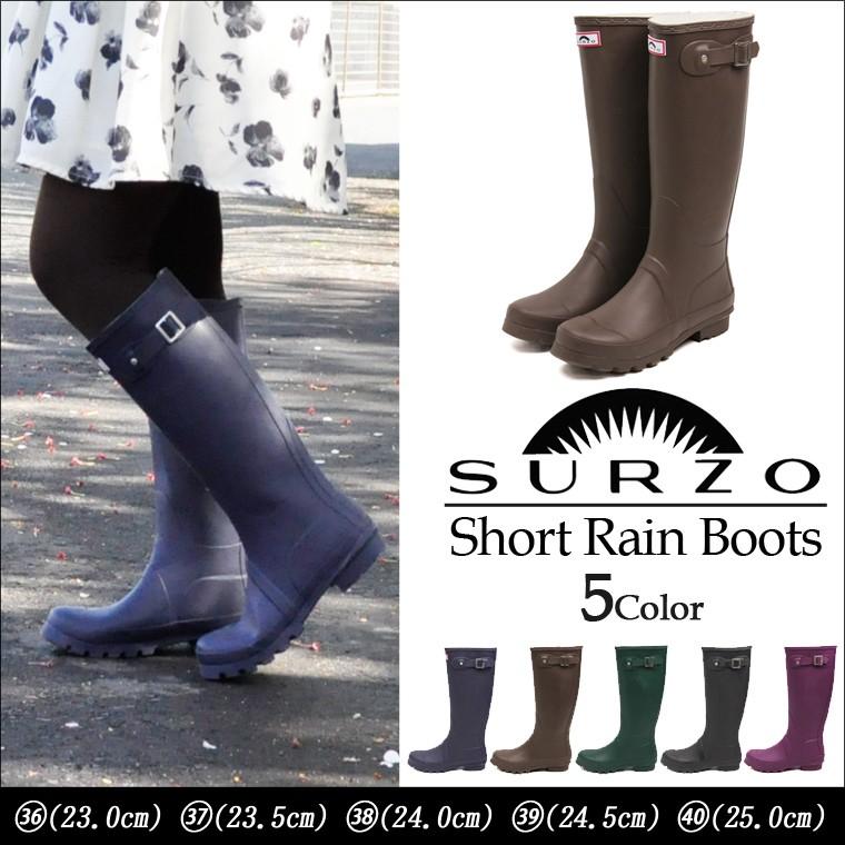 レインブーツ レディース ロング 長靴 雨 梅雨対策 おしゃれ 通勤 防寒 人気 スルジョー レインシューズ 黒 靴 防水 スノーブーツ ガーデニング Surzo 5005 Etsr 5005 スニーカー ファッション セレブル 通販 Yahoo ショッピング