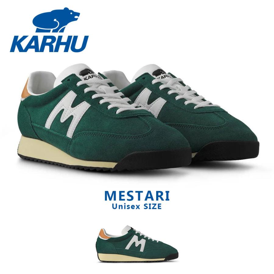 カルフ メスタリ カジュアル 通勤 通学 運動靴 男女兼用 ローカットスニーカー 靴 シューズ グリーン KARHU MESTARI KH805095 爆買