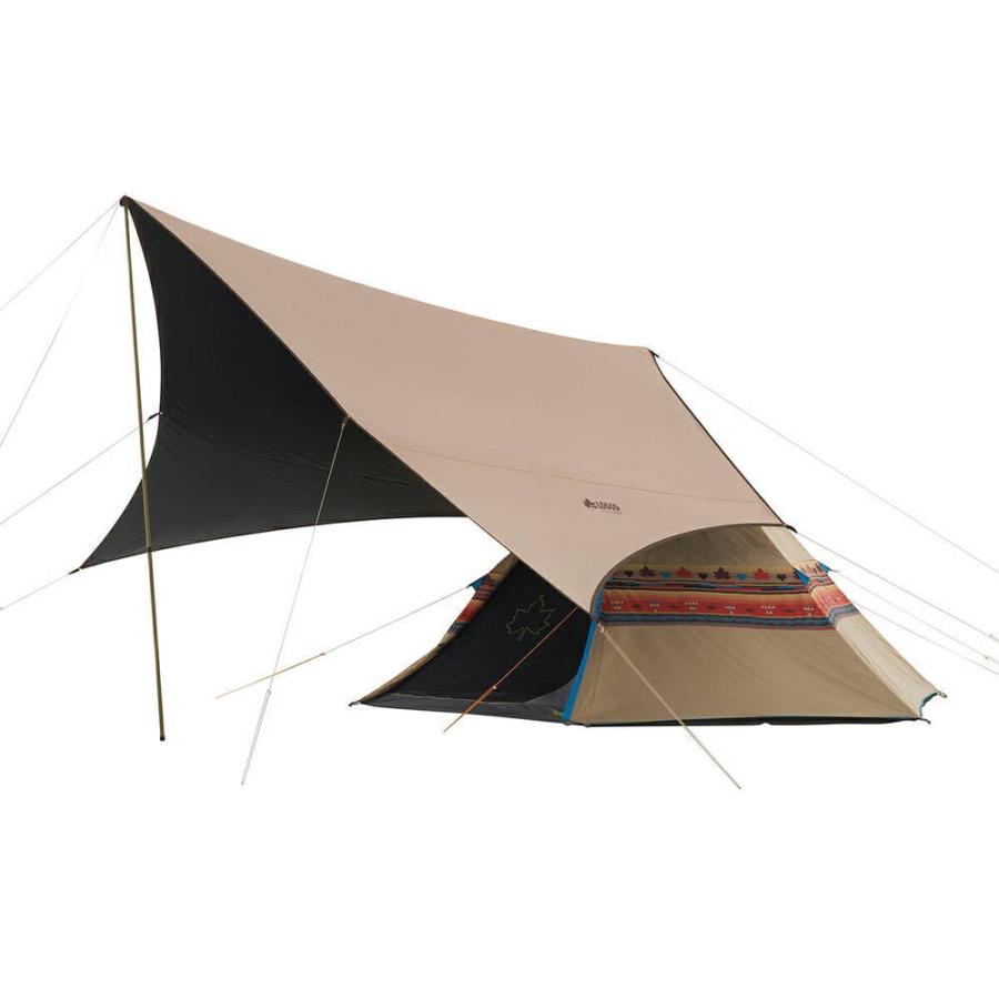 LOGOS ロゴス Tradcanvas ブリッジソーラーヘキサタープセット-BB  