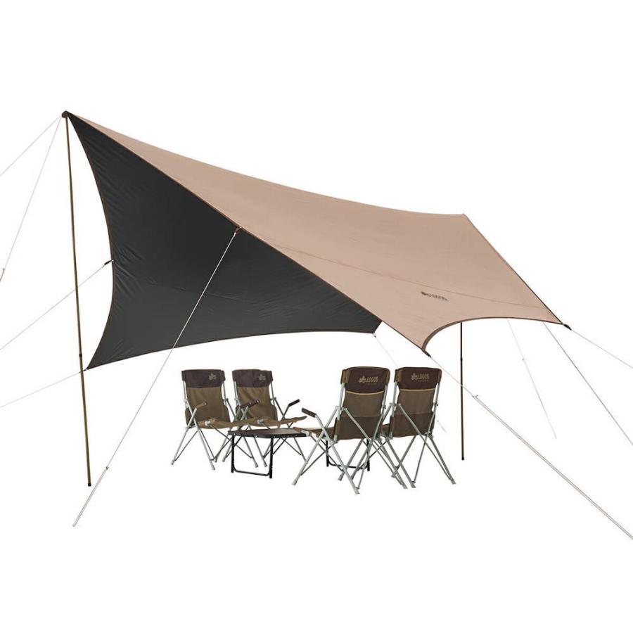 LOGOS ロゴス Tradcanvas ブリッジソーラーヘキサタープセット-BB  