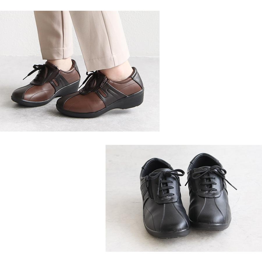 コンフォートシューズ レディース スニーカー 3e 靴 スリッポン 軽量