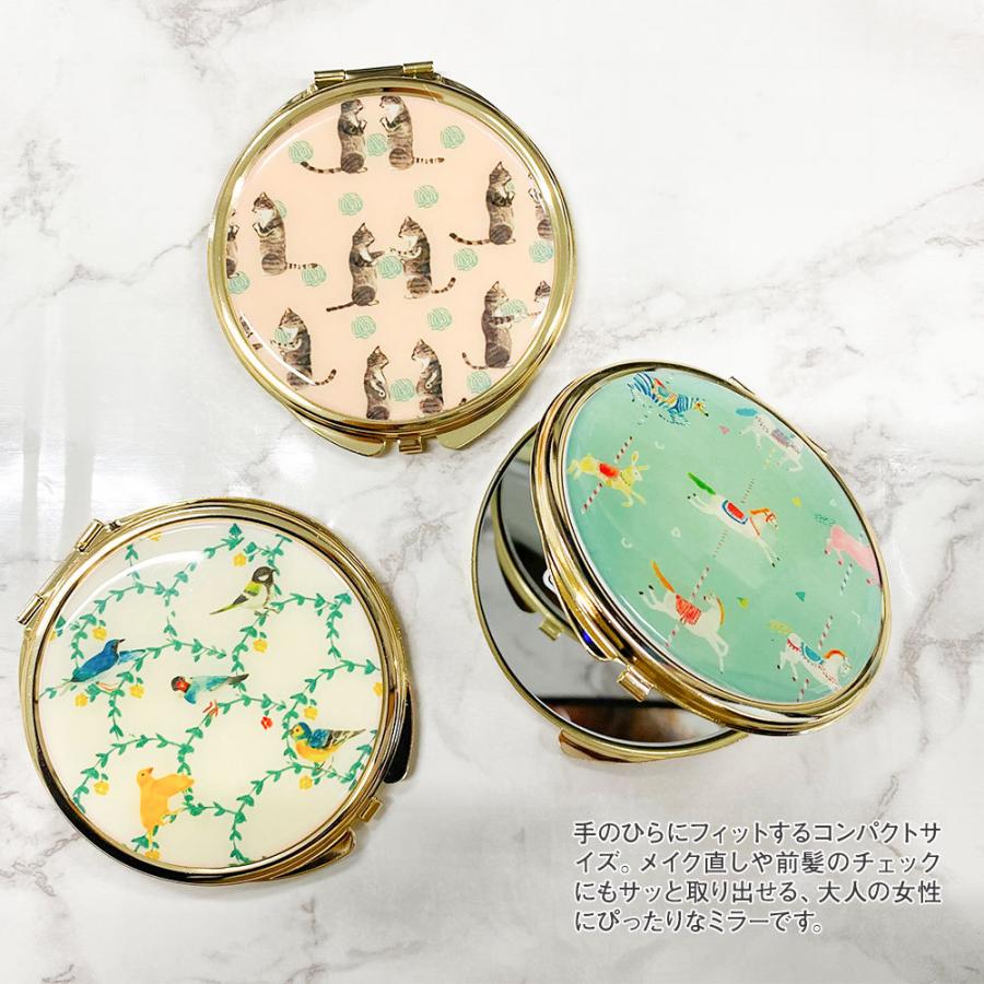鏡 コンパクトミラー かわいい 手のひらサイズ 丸型 おしゃれ ポケット 手鏡 ネコ プレゼント 贈り物 ダブル 両面 化粧直し 拡大鏡 コスメ 二面鏡 Kusukko Pine Ksk Mirror スニーカー ファッション セレブル 通販 Yahoo ショッピング