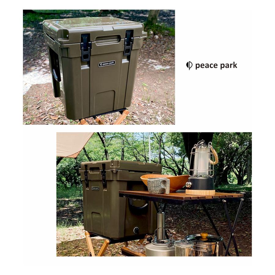 ピースパーク クーラーボックス 小型 ハード 33QT 31l ロトモールド 