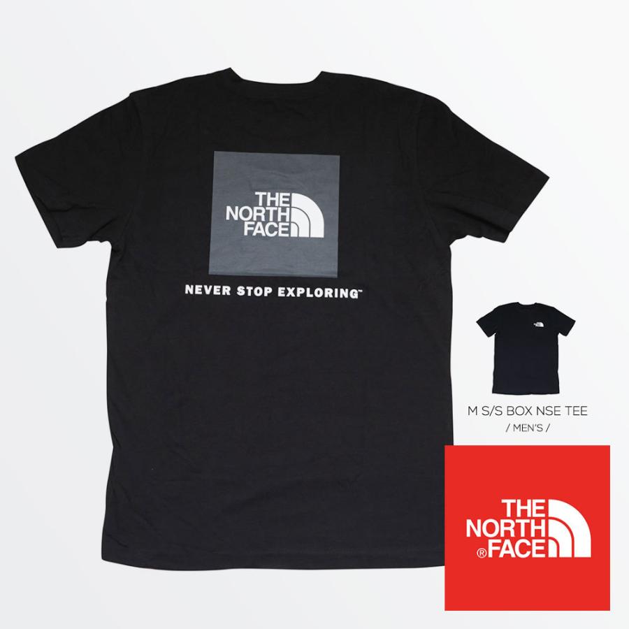 ノースフェイス tシャツ半袖 シンプル ハーフドーム ボックスロゴ 背中 クルーネック メンズ アウトドア ストリート ブランド プレゼント