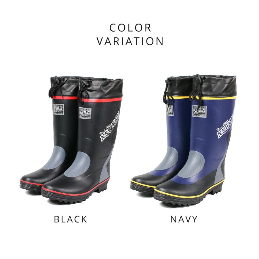 長靴 メンズ 防寒 防滑 フード付き 幅広 3E レインブーツ ロング