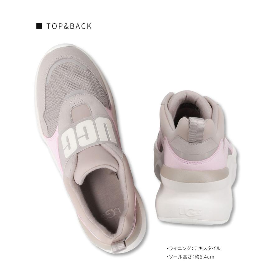 UGG アグ スニーカー レディース 厚底 黒 ブラック グレー LA UGG アグ スニーカー レディース 厚底 黒 ブラック グレー LA
