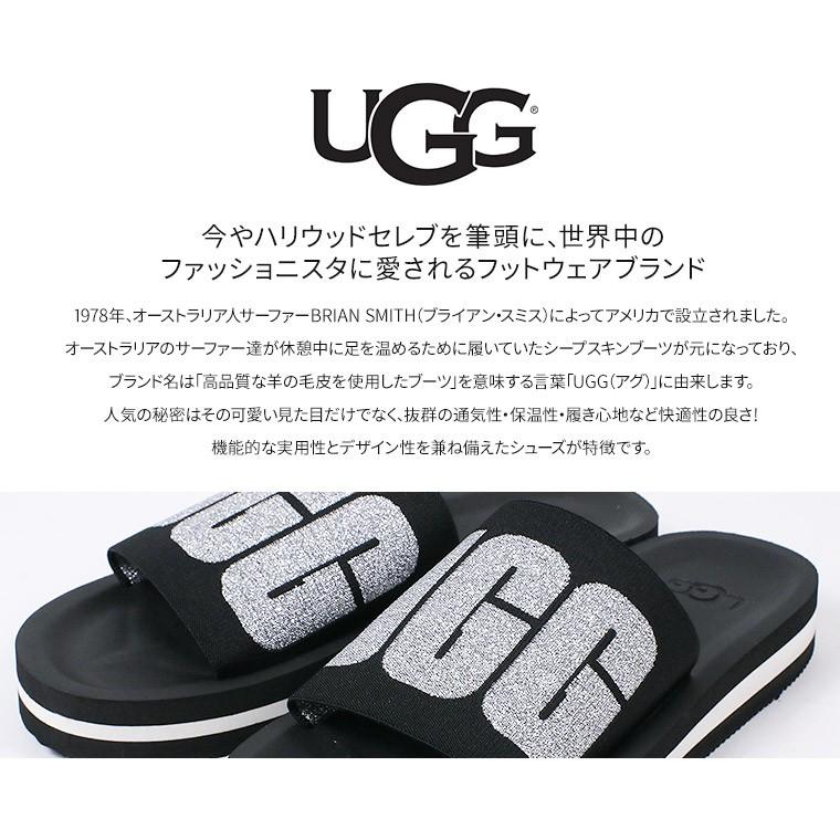 UGG アグ サンダル レディース シャワーサンダル 黒 ブラック UGG アグ サンダル レディース シャワーサンダル 黒 ブラック