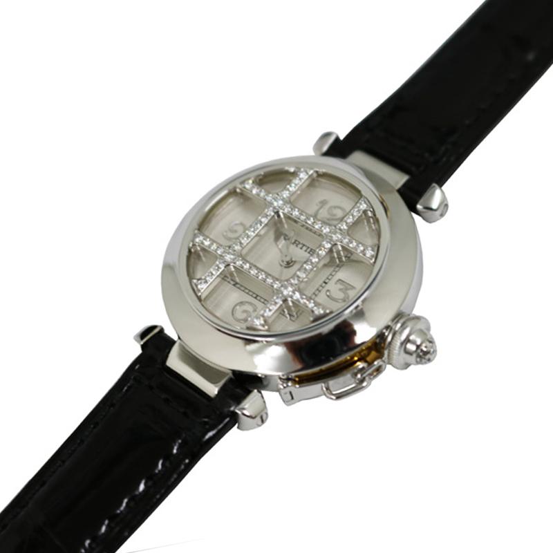 Cartier【カルティエ】パシャ32 グリット WJ101456 WG ホワイトゴールド【USED】｜celebrity-brandshop｜02