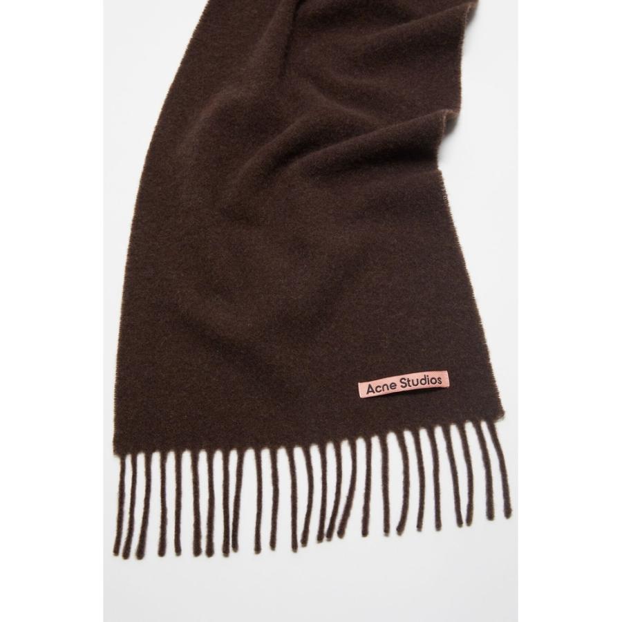 Acne Studios ブラウン マフラー フリンジ付き Acne Studios（アクネ ストゥディオズ） アクネ Acne Studios 2026春夏