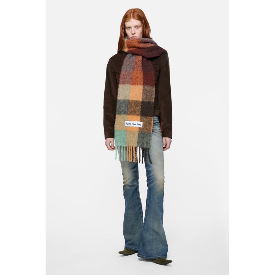 【極美品】Acne Studios モヘアチェックスカーフ Acne Studios（アクネ ストゥディオズ） アクネ Acne Studios 2026秋冬