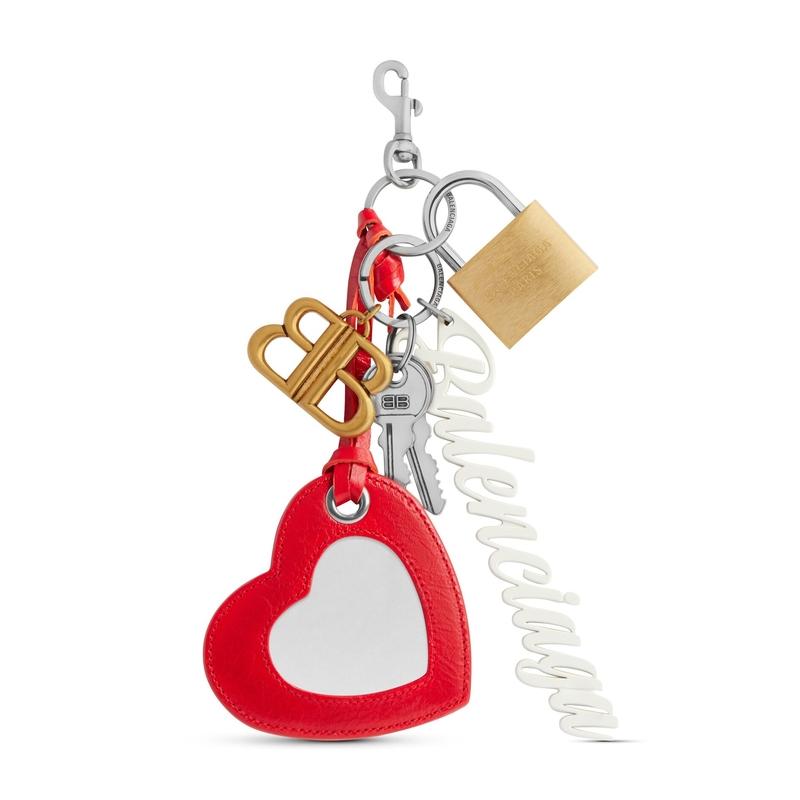 【新品未使用】BALENCIAGA バレンシアガ チャーム キーリング バゲージ マルチカラー の ウィメンズ Turner チャーム / キーリング