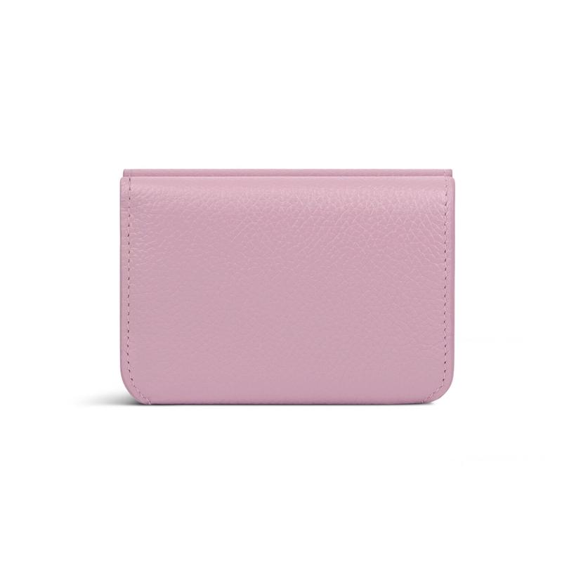 バレンシアガ　ペーパーミニウォレット　コンパクトウォレット　ピンクパープル　① BALENCIAGA（バレンシアガ） レディース CASH ミニウォレット【ピンク